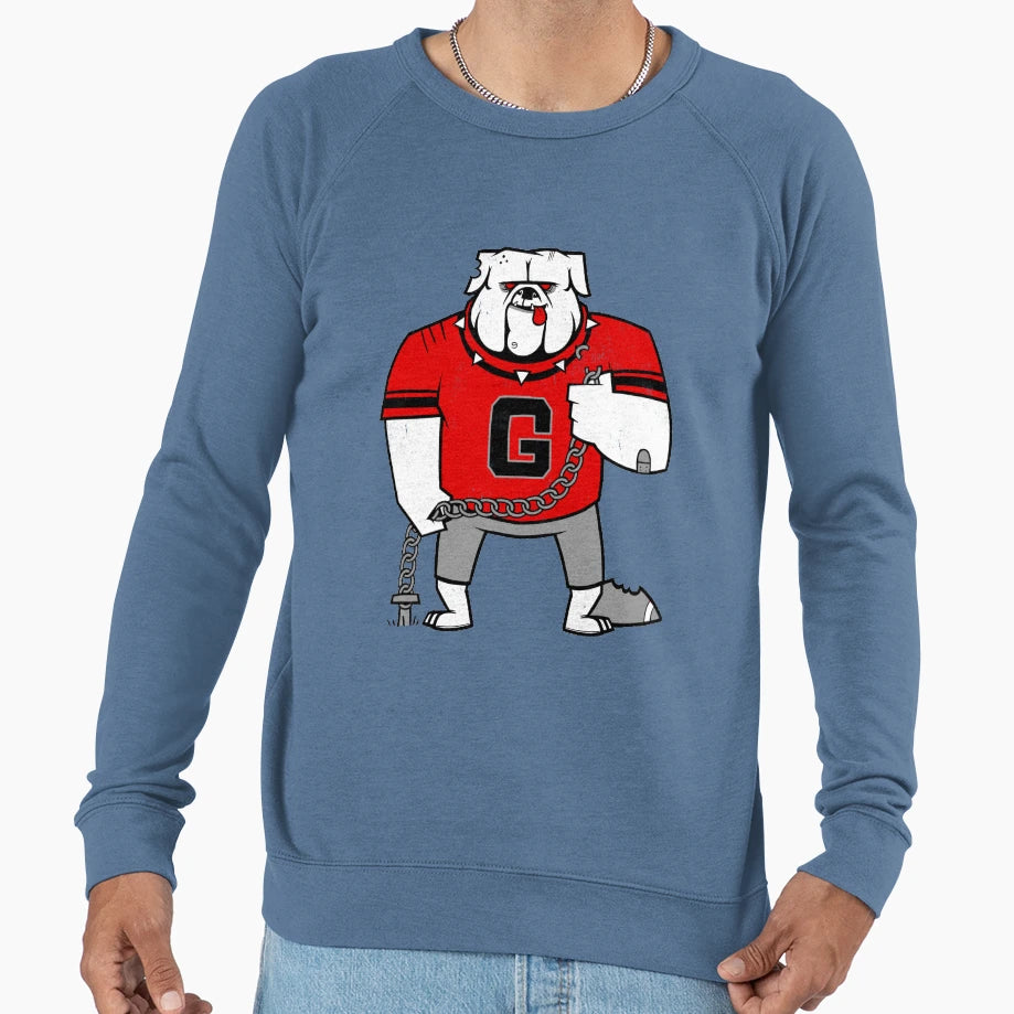 College Sports Bulldog Sweatshirt - Minimalist Print Men Women - T-Shirt, Sweatshirt, Hoodie