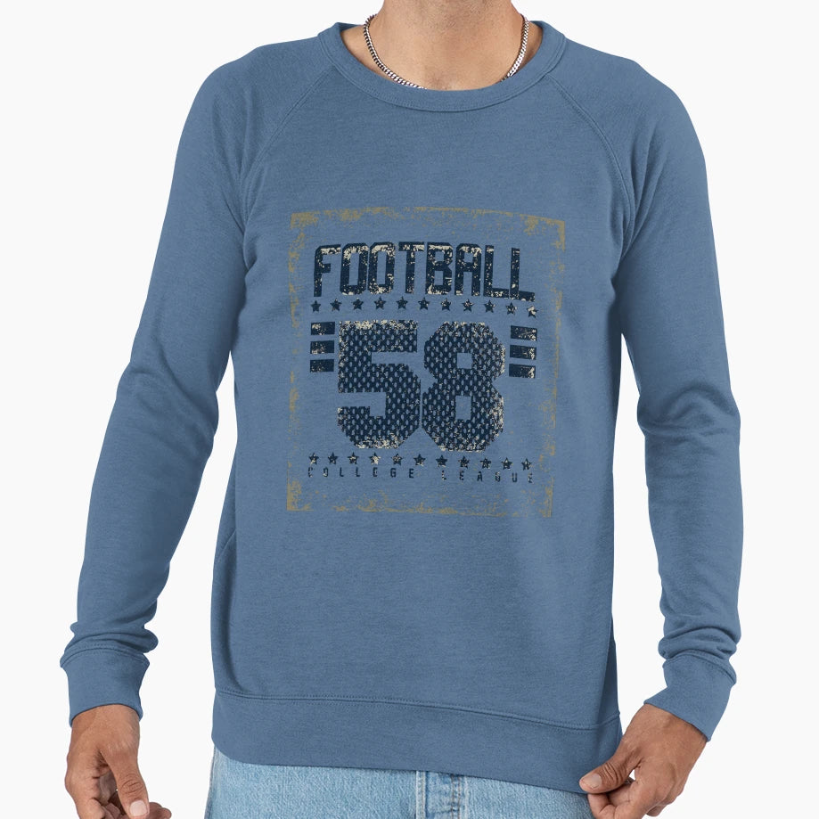 Football College League Sweatshirt - Custom Art Print Men Women - T-Shirt, Sweatshirt, Hoodie