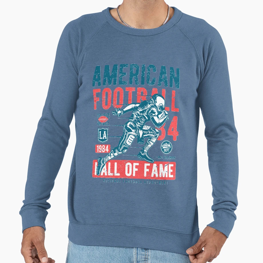 American Football Hall Fame Sweatshirt - Aesthetic Graphic Men Women - T-Shirt, Sweatshirt, Hoodie