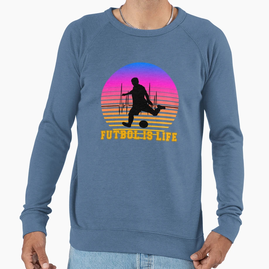 Futbol Is Life 9 Sweatshirt - Minimalist Print Unisex - T-Shirt, Sweatshirt, Hoodie