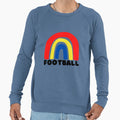 Football Rainbow Sweatshirt - Novelty Apparel Unisex - T-Shirt, Sweatshirt, Hoodie