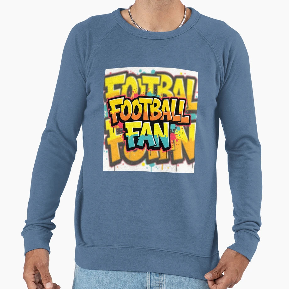 Football Theme Sweatshirt - Graphic Print Unisex - T-Shirt, Sweatshirt, Hoodie