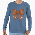 Football Bow Illustration Stitch Sweatshirt - Unique Graphic for Adults - T-Shirt, Sweatshirt, Hoodie
