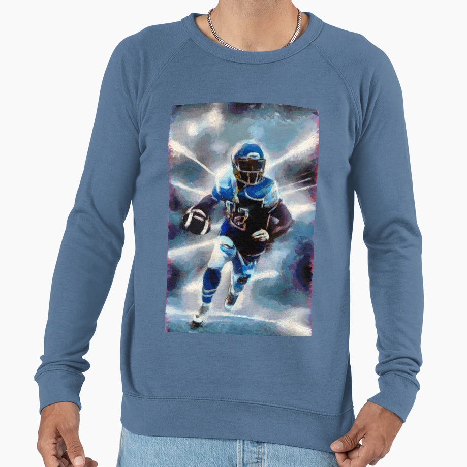 American Football Full Force Photo Sweatshirt - Novelty Apparel for Adults - T-Shirt, Sweatshirt, Hoodie