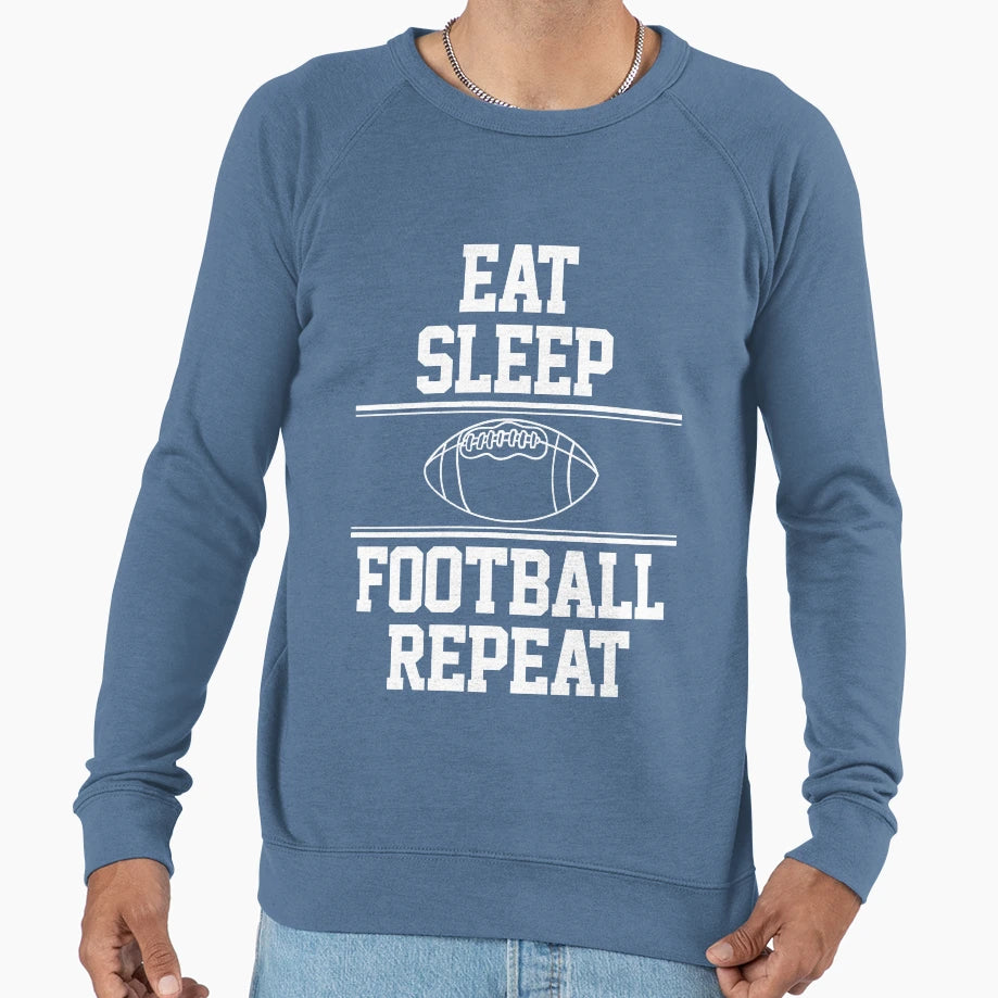 Football Sweatshirt - Minimalist Print Men Women - T-Shirt, Sweatshirt, Hoodie