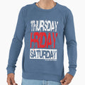 Friday 02 Dark Sweatshirt - Minimalist Print Men Women - T-Shirt, Sweatshirt, Hoodie