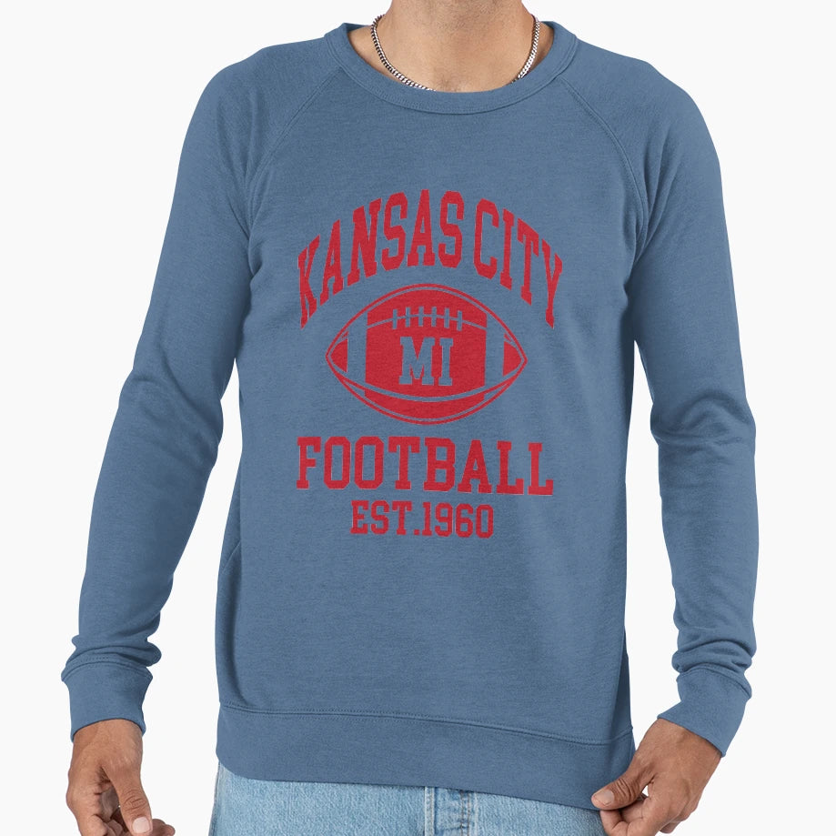 Kansas City Football Supporters Sweatshirt - Custom Art Print Men Women - T-Shirt, Sweatshirt, Hoodie