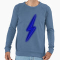 Lightning Bolt Blue Sweatshirt - Aesthetic Graphic Unisex - T-Shirt, Sweatshirt, Hoodie