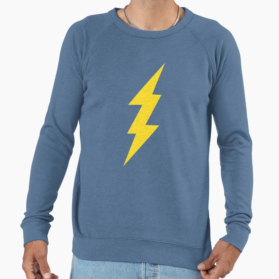 Lightning Bolt Sweatshirt - Casual Everyday Wear for Adults - T-Shirt, Sweatshirt, Hoodie