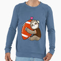 Football Sloth Love Cleveland Sweatshirt - Minimalist Print Men Women - T-Shirt, Sweatshirt, Hoodie