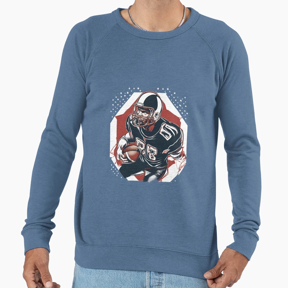 Footballer Sweatshirt - Custom Art Print for Adults - T-Shirt, Sweatshirt, Hoodie
