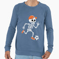 Skeleton Soccer Funny Sweatshirt - Casual Everyday Wear Unisex - T-Shirt, Sweatshirt, Hoodie