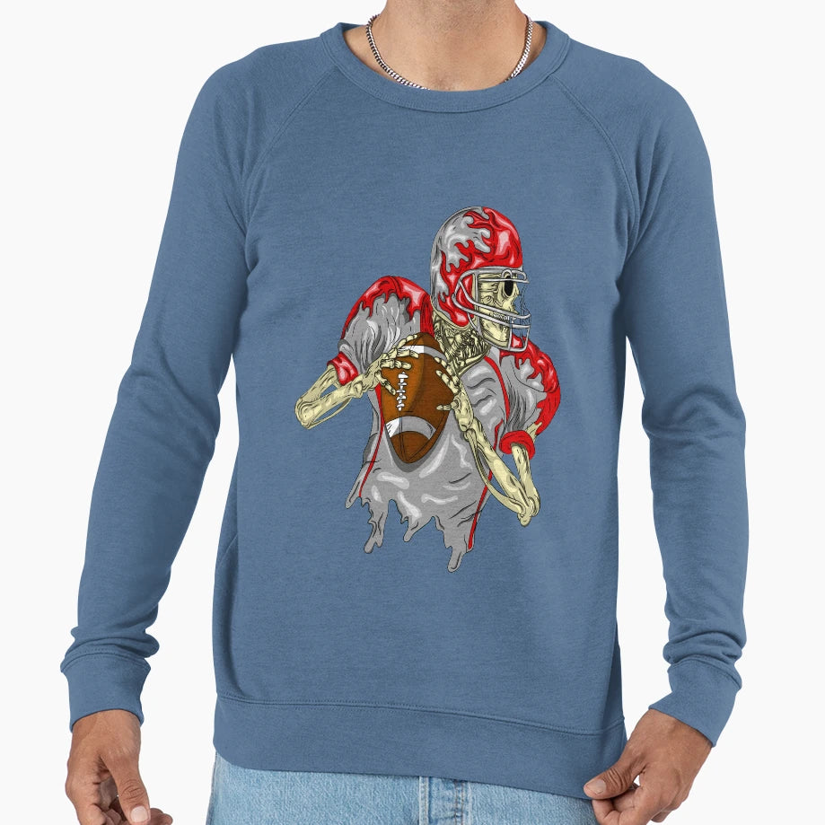 Rugby League Ball American Football Sweatshirt - Graphic Print Unisex - T-Shirt, Sweatshirt, Hoodie