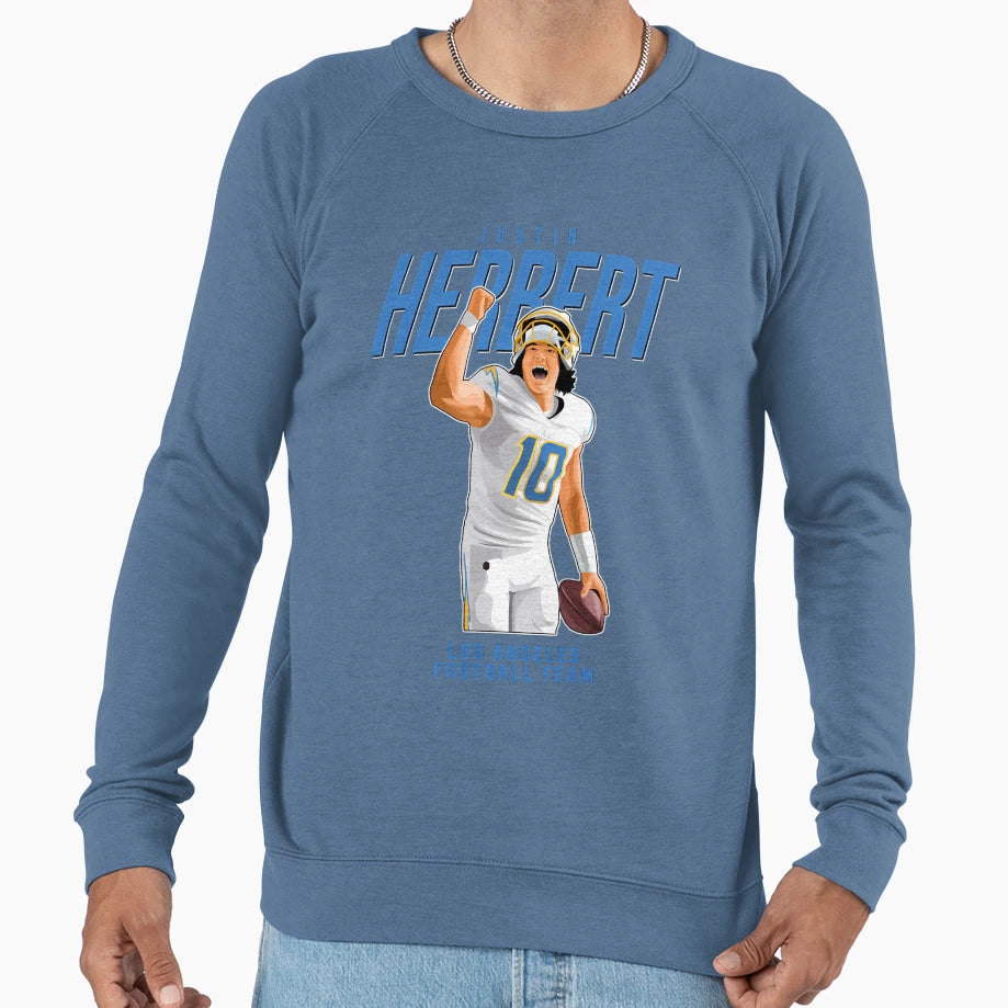 JH 10 Los Angeles Football Team Sweatshirt - Graphic Print Unisex - T-Shirt, Sweatshirt, Hoodie