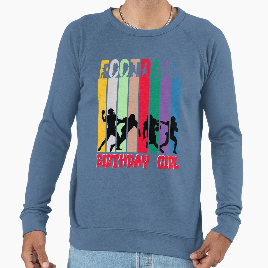 American Football Theme Football Sweatshirt - Streetwear Style for Adults - T-Shirt, Sweatshirt, Hoodie
