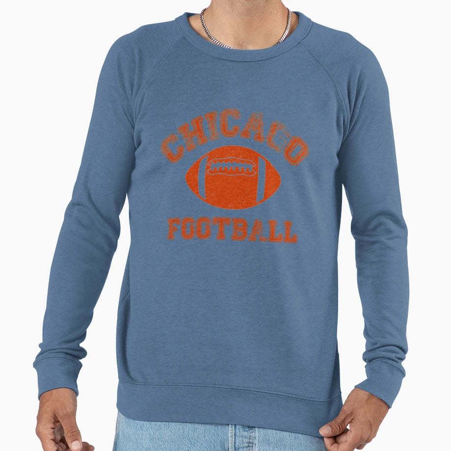Chicago Distressed Pro Football Team Sweatshirt - Minimalist Print Unisex - T-Shirt, Sweatshirt, Hoodie