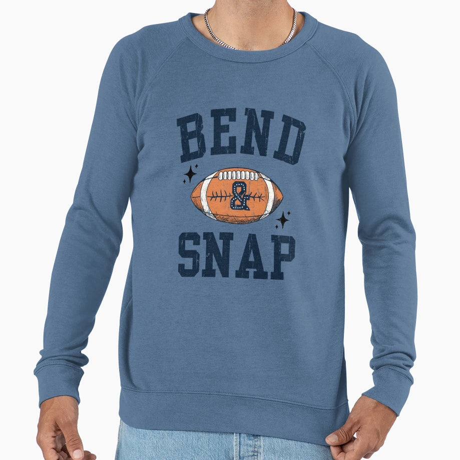 Bend And Snap Football Sweatshirt - Casual Everyday Wear Men Women - T-Shirt, Sweatshirt, Hoodie