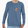3D Alphabet Letter C Bold Sweatshirt - Casual Everyday Wear Men Women - T-Shirt, Sweatshirt, Hoodie