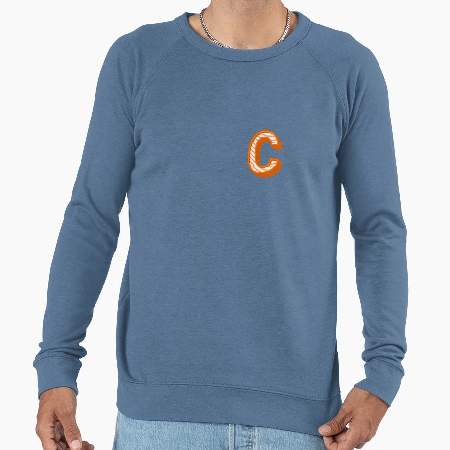 3D Alphabet Letter C Bold Sweatshirt - Casual Everyday Wear Men Women - T-Shirt, Sweatshirt, Hoodie