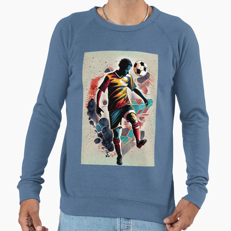 World Class Soccer Star Action Sweatshirt - Casual Everyday Wear Men Women - T-Shirt, Sweatshirt, Hoodie