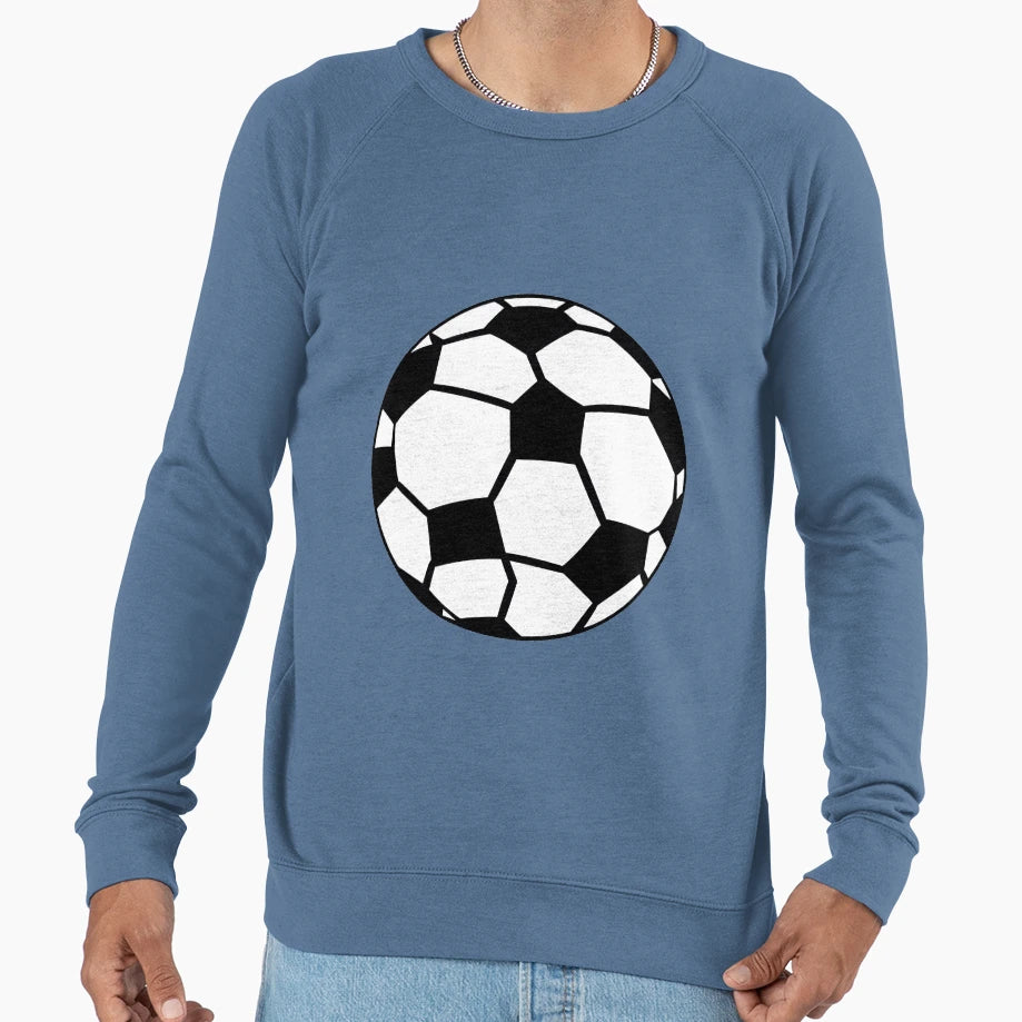 Football Soccer Ball Sweatshirt - Unique Graphic Unisex - T-Shirt, Sweatshirt, Hoodie