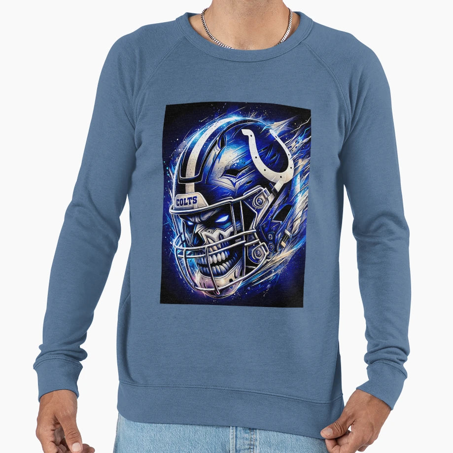 Colts Mural Type Art Sweatshirt - Streetwear Style for Adults - T-Shirt, Sweatshirt, Hoodie