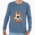 Flaming Soccer Ball T-Shirt - Streetwear Style Unisex - T-Shirt, Sweatshirt, Hoodie