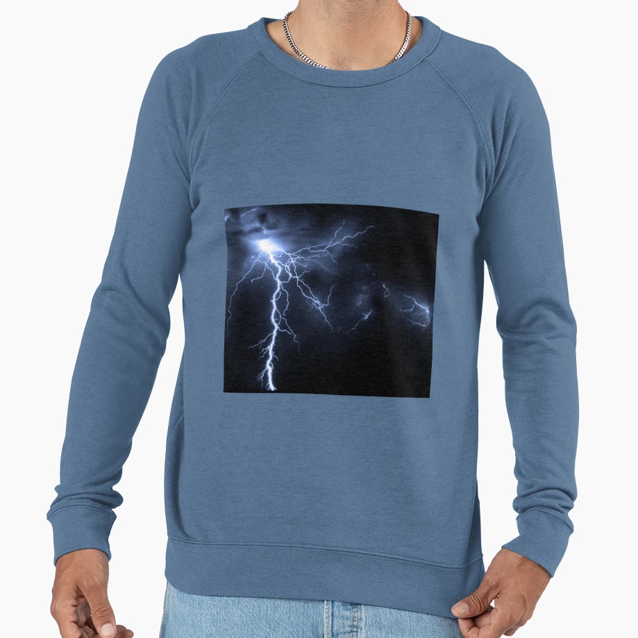 Thunder Sweatshirt - Aesthetic Graphic for Adults - T-Shirt, Sweatshirt, Hoodie