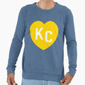 Red Kansas City Heart Kc Heart Love Sweatshirt - Aesthetic Graphic Unisex - T-Shirt, Sweatshirt, Hoodie