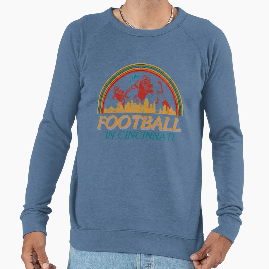 Football Cincinnati Sitcom Sweatshirt - Casual Everyday Wear for Adults - T-Shirt, Sweatshirt, Hoodie