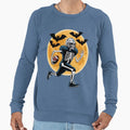 Football Skeleton Halloween Sweatshirt - Unique Graphic Men Women - T-Shirt, Sweatshirt, Hoodie
