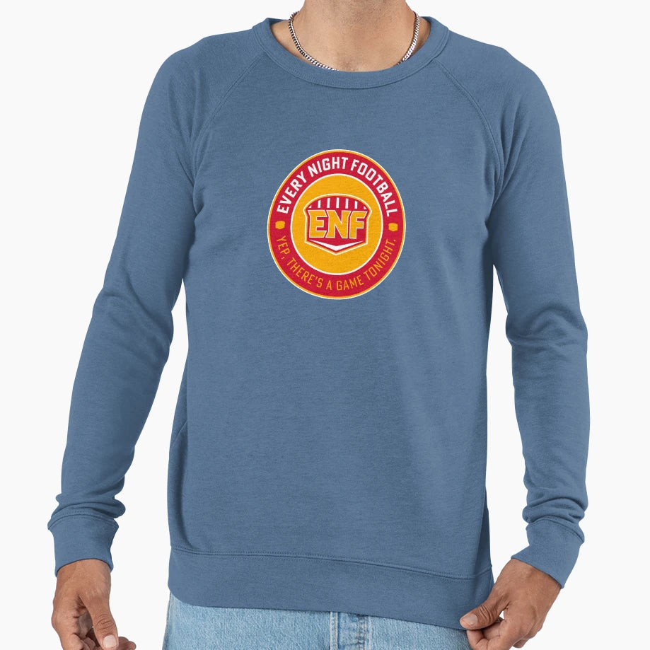 Every Night Football Circular Slogan Sweatshirt - Unique Graphic Men Women - T-Shirt, Sweatshirt, Hoodie