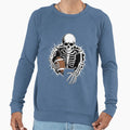 American Football Skeleton Football Sweatshirt - Graphic Print Unisex - T-Shirt, Sweatshirt, Hoodie