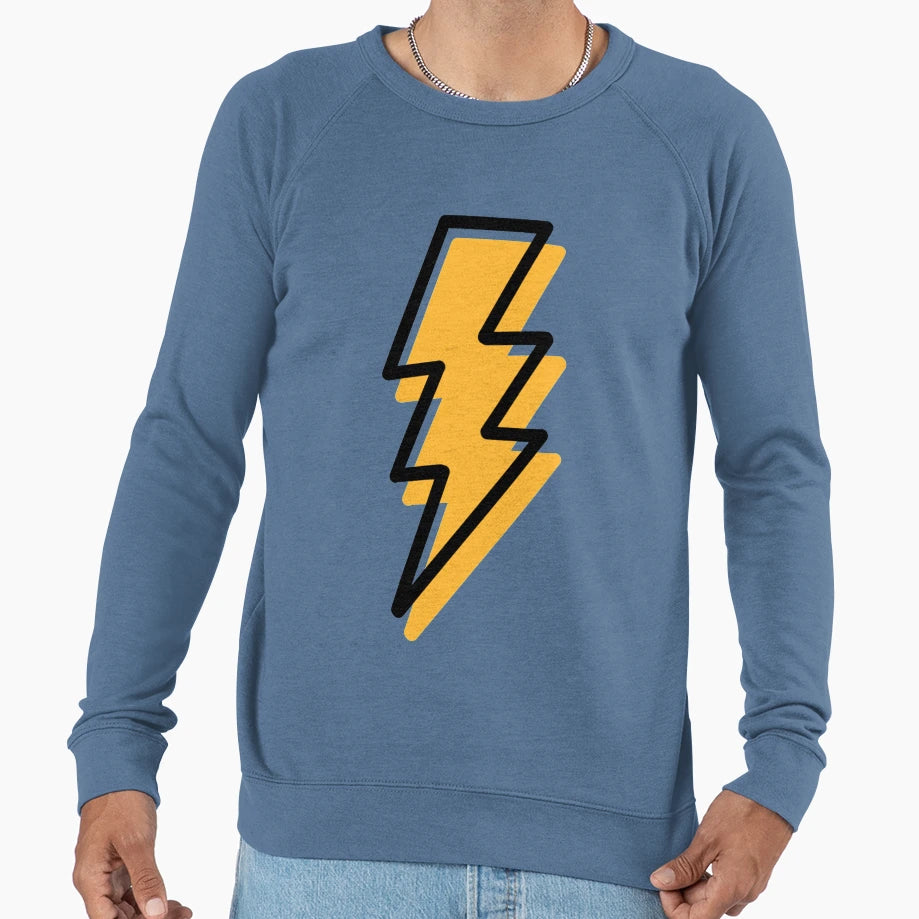Lightening Sweatshirt - Casual Everyday Wear for Adults - T-Shirt, Sweatshirt, Hoodie