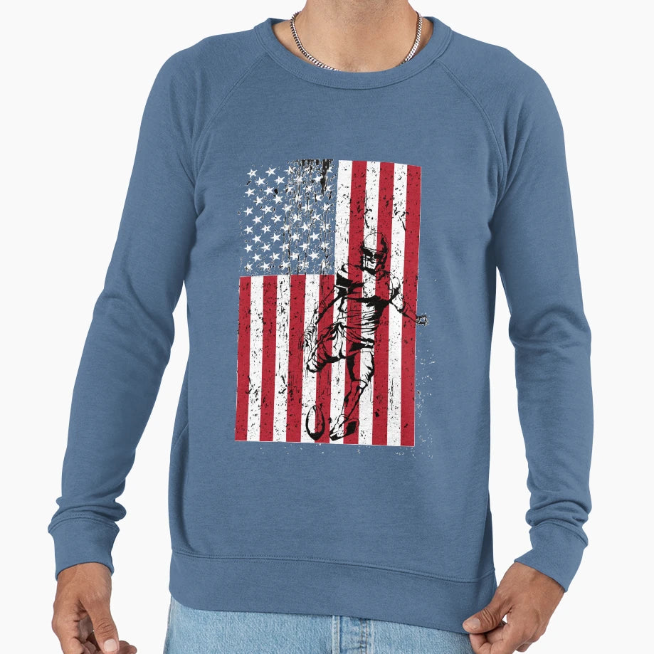 American Football Sweatshirt - Unique Graphic Unisex - T-Shirt, Sweatshirt, Hoodie