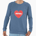 I Love Football Sweatshirt - Trendy Graphic Men Women - T-Shirt, Sweatshirt, Hoodie