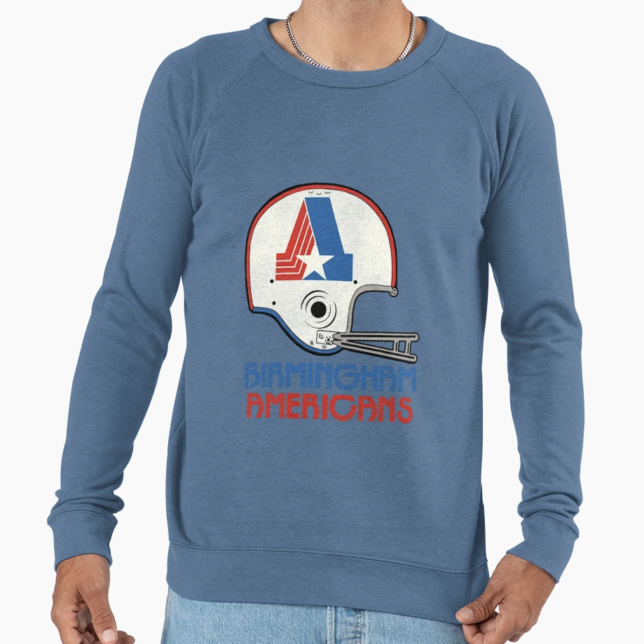 Defunct Birmingham Americans Sweatshirt - Trendy Graphic for Adults - T-Shirt, Sweatshirt, Hoodie
