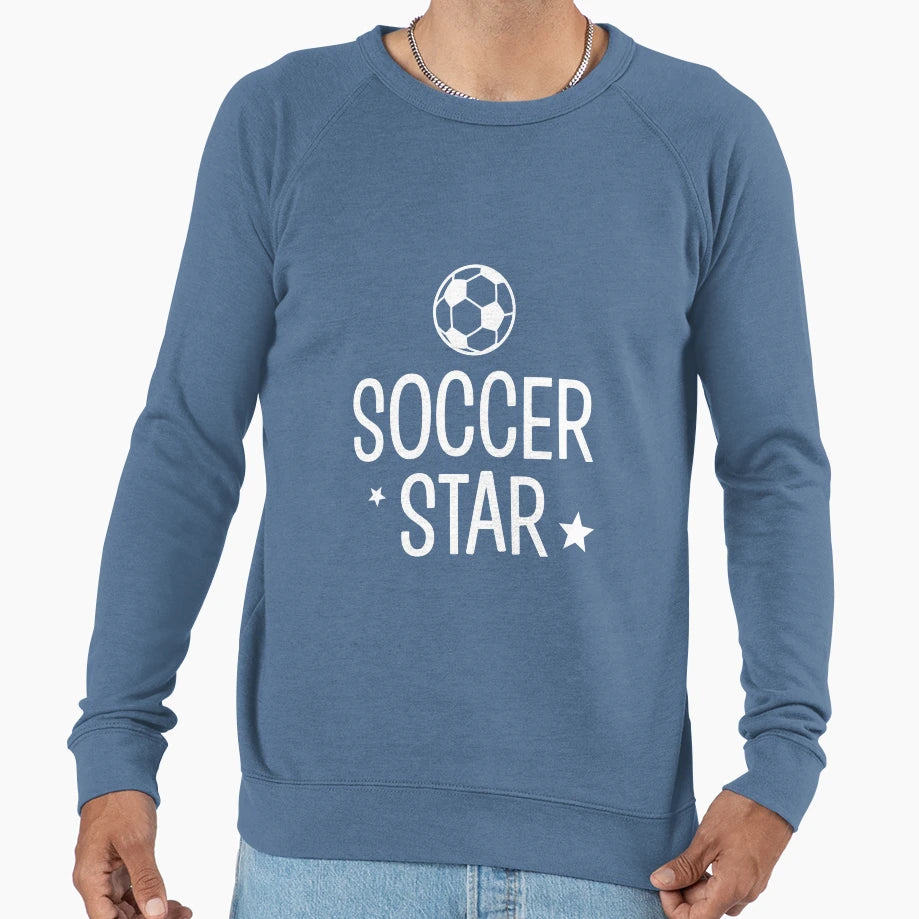 Soccer Star Sweatshirt - Aesthetic Graphic for Adults - T-Shirt, Sweatshirt, Hoodie