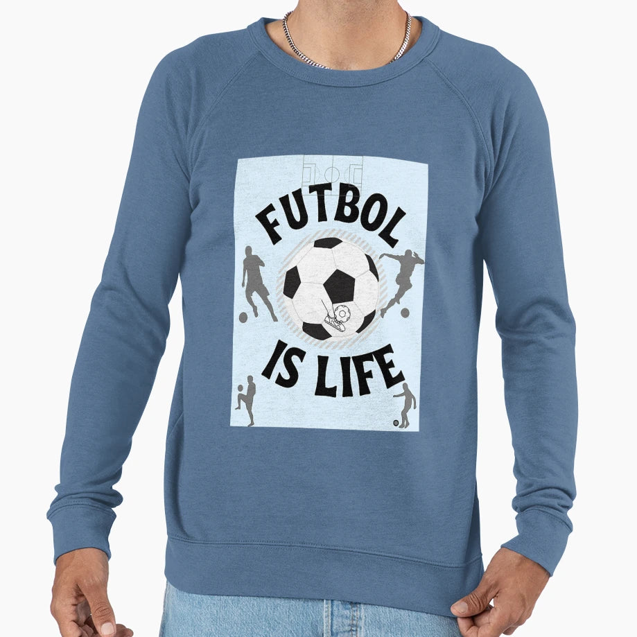 Football Is Life 4 Sweatshirt - Minimalist Print Unisex - T-Shirt, Sweatshirt, Hoodie
