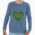 Never Lost Tailgate Heart Sweatshirt - Novelty Apparel for Adults - T-Shirt, Sweatshirt, Hoodie