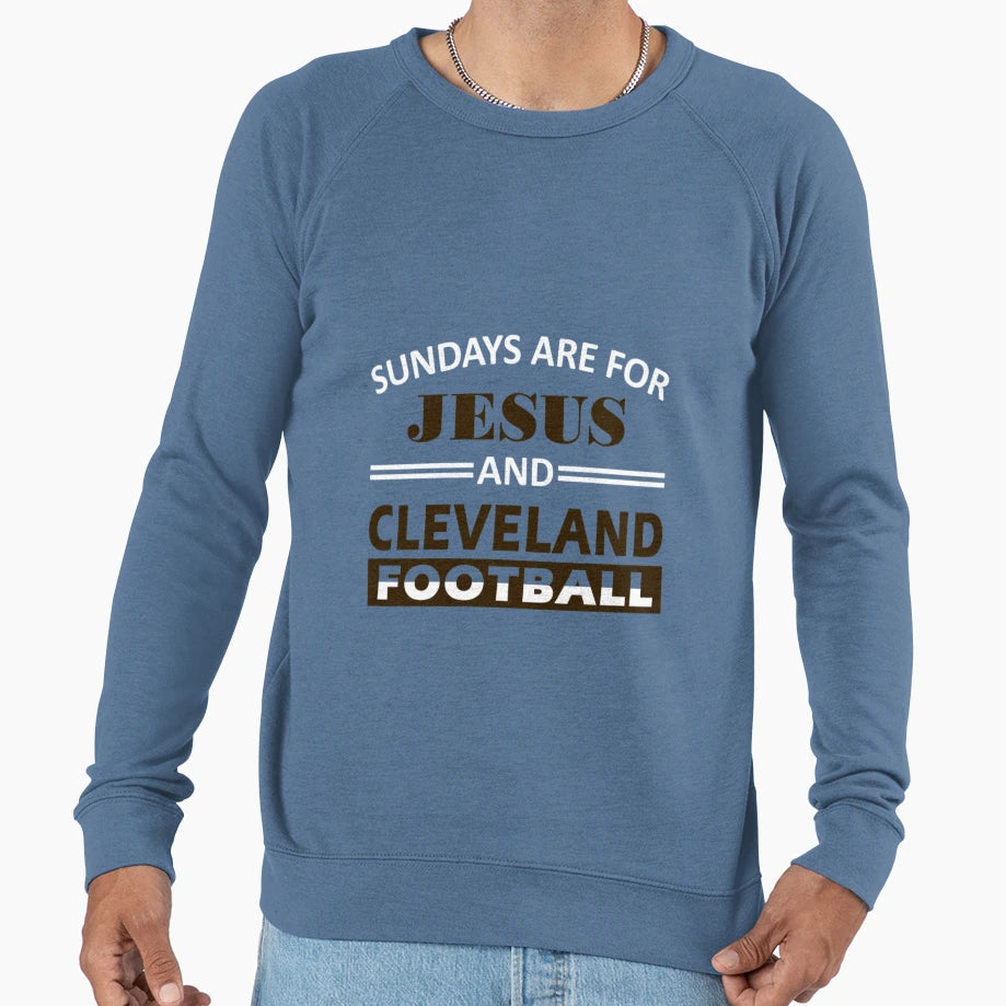 Cleveland Football Fan Sundays Are Sweatshirt - Trendy Graphic Men Women - T-Shirt, Sweatshirt, Hoodie