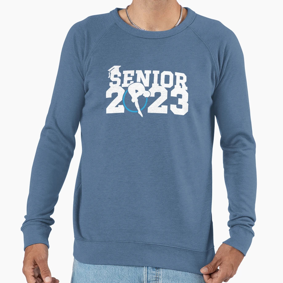 Senior Swimmer Diver 2023 Swim Sweatshirt - Fun Novelty Design Unisex - T-Shirt, Sweatshirt, Hoodie