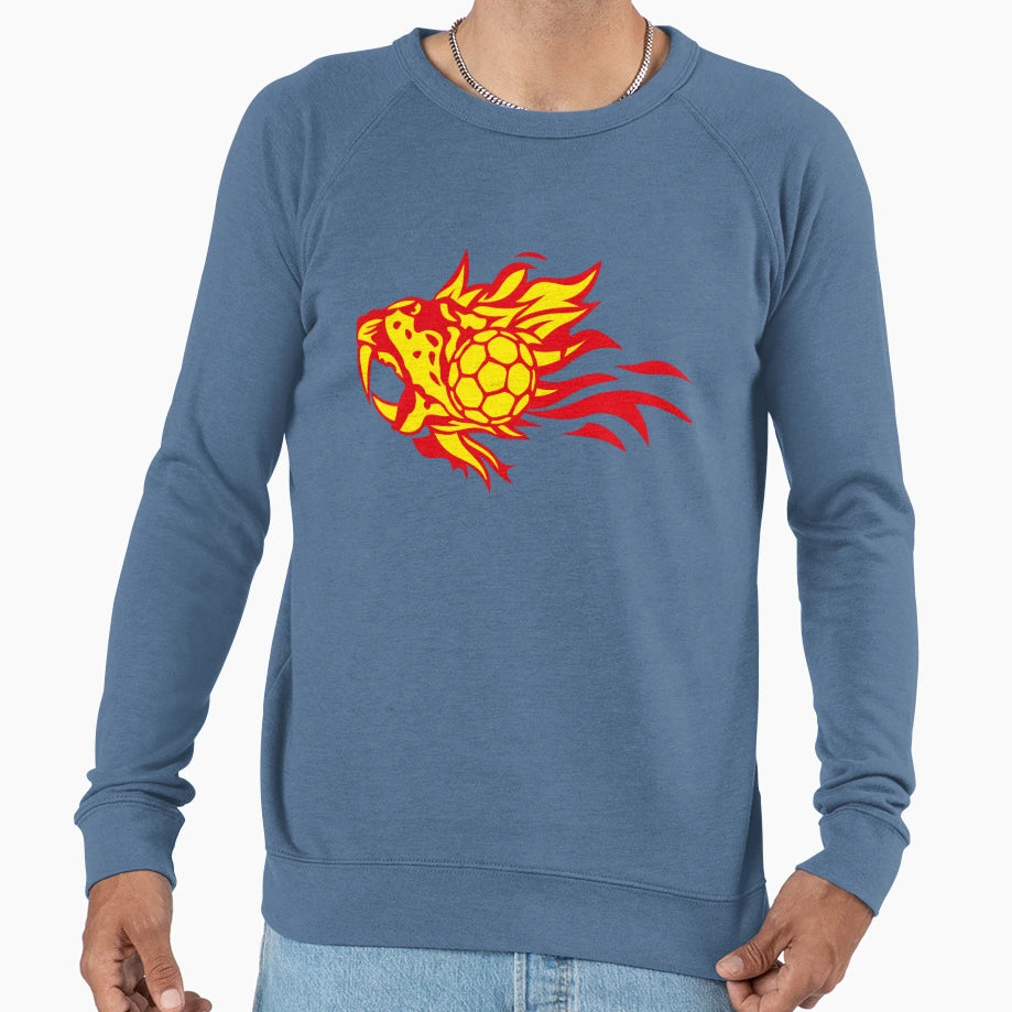 Handball Leopards Flame Logo Sweatshirt - Casual Everyday Wear for Adults - T-Shirt, Sweatshirt, Hoodie