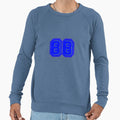 Blue Number 88 Sweatshirt - Graphic Print Unisex - T-Shirt, Sweatshirt, Hoodie