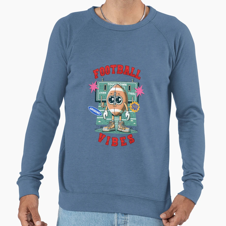 Football Vibe American Football Sweatshirt - Minimalist Print for Adults - T-Shirt, Sweatshirt, Hoodie