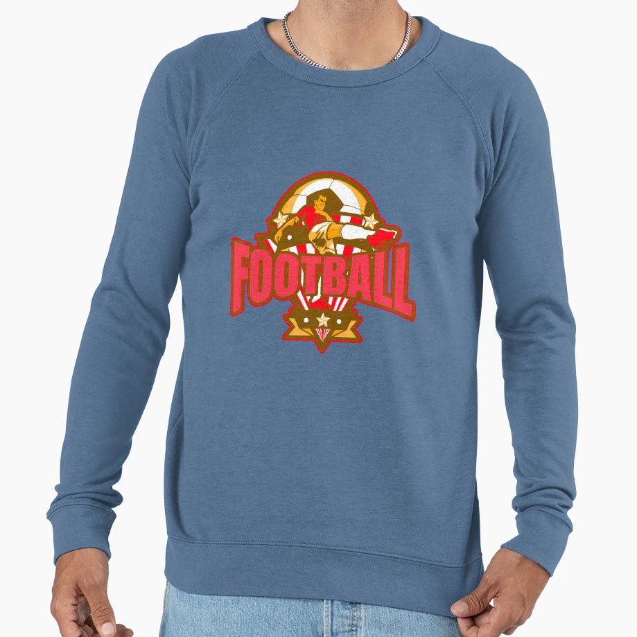Striking Football Stance Sweatshirt - Casual Everyday Wear Men Women - T-Shirt, Sweatshirt, Hoodie