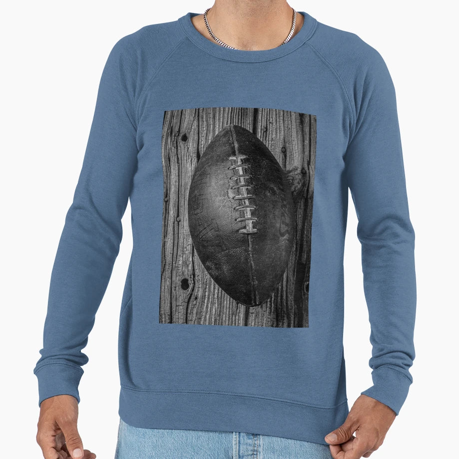 Old Football Sweatshirt - Graphic Print Unisex - T-Shirt, Sweatshirt, Hoodie