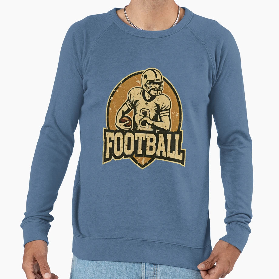 Football Sports Logo Sweatshirt - Novelty Apparel Men Women - T-Shirt, Sweatshirt, Hoodie