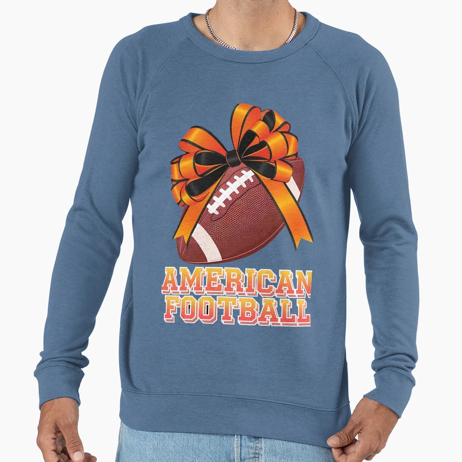 Coquette Football Lets American Sweatshirt - Streetwear Style for Adults - T-Shirt, Sweatshirt, Hoodie