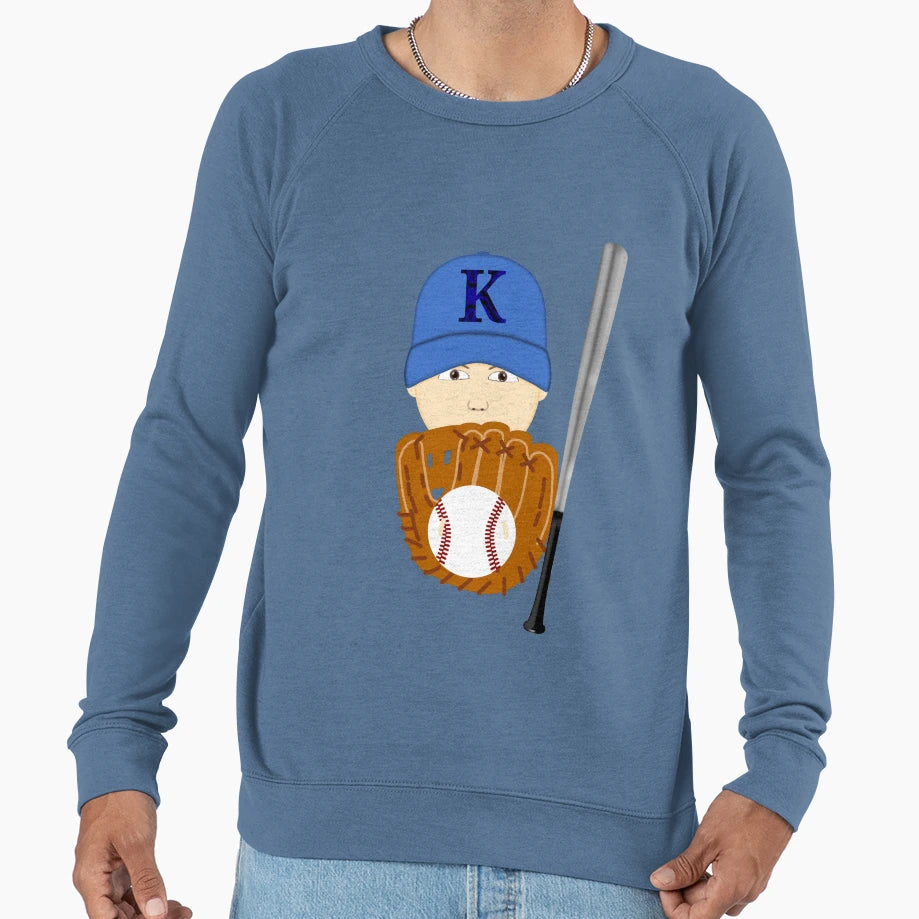 Baseball Player Sweatshirt - Novelty Apparel for Adults - T-Shirt, Sweatshirt, Hoodie